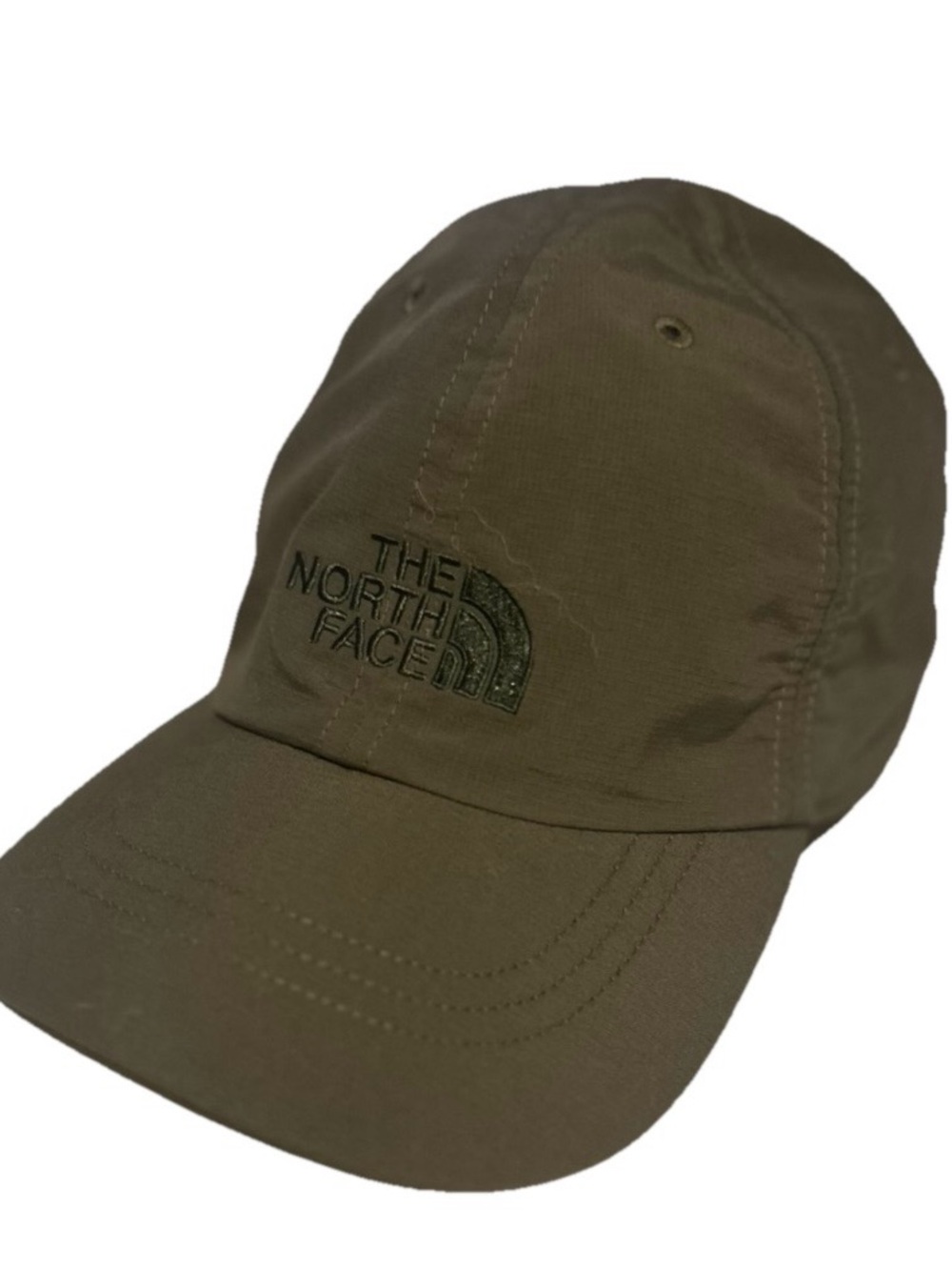 The North Face Olive Green Logo Baseball Cap Adjustable Unisex